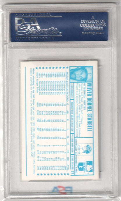 WILLIE STARGELL 1974 Kellogg's 3D Super Stars #37 PSA 10 GEM MINT - PIRATES - Columbia Hobby - Sports Card Boxes - Toploaders - Card Savers