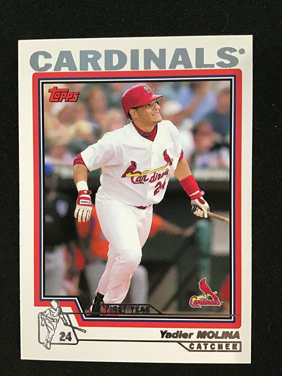 Yadier Molina 2004 Topps 324 RC Rookie - St. Louis Cardinals - Columbia Hobby - Sports Card Boxes - Toploaders - Card Savers