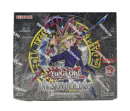 Yu - Gi - Oh 25th Anniversary: Invasion of Chaos Booster Box - Columbia Hobby - Sports Card Boxes - Toploaders - Card Savers