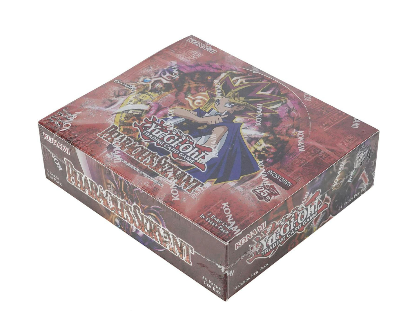Yu - Gi - Oh 25th Anniversary: Pharaoh's Servant Booster Box - Columbia Hobby - Sports Card Boxes - Toploaders - Card Savers