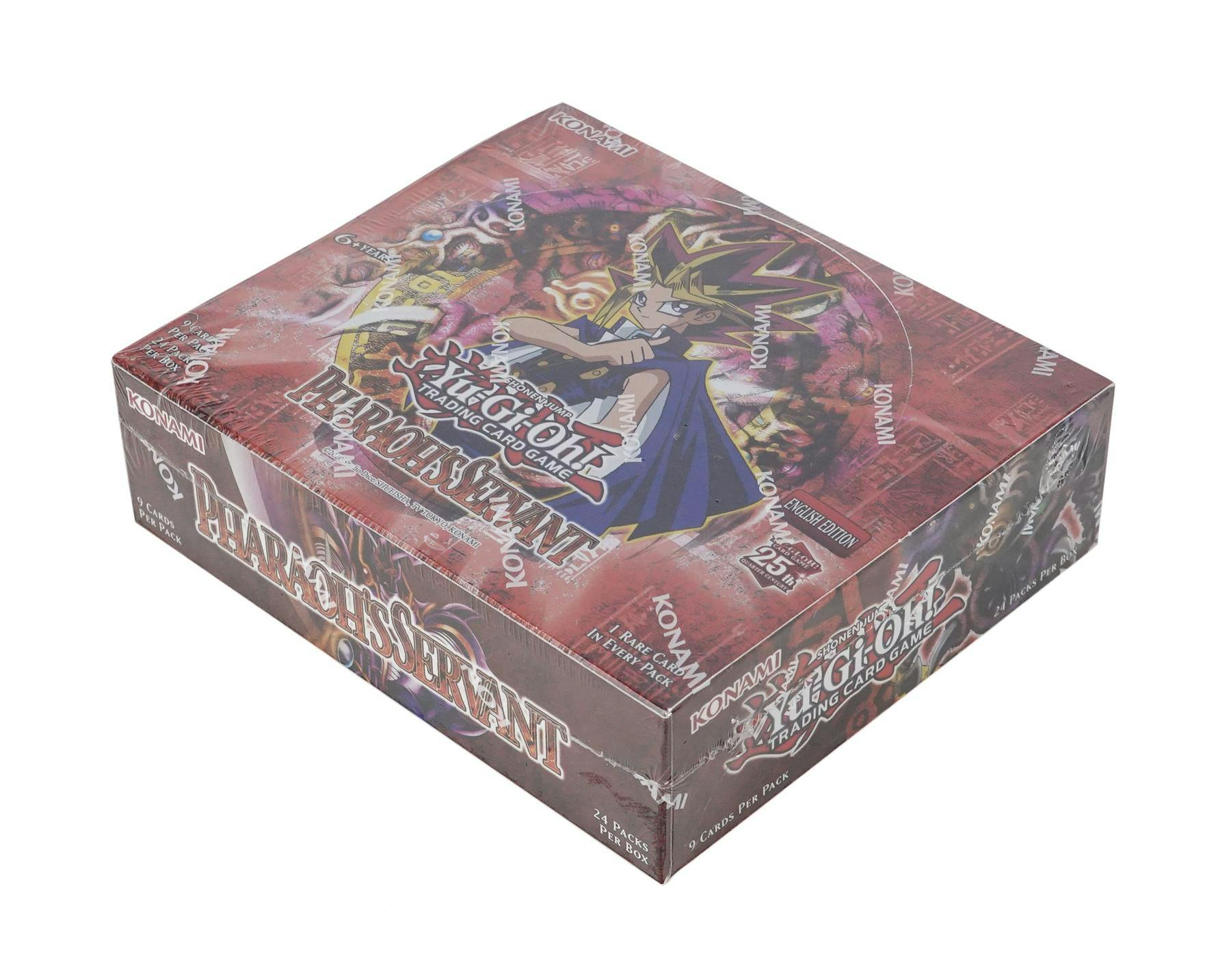 Yu - Gi - Oh 25th Anniversary: Pharaoh's Servant Booster Box - Columbia Hobby - Sports Card Boxes - Toploaders - Card Savers