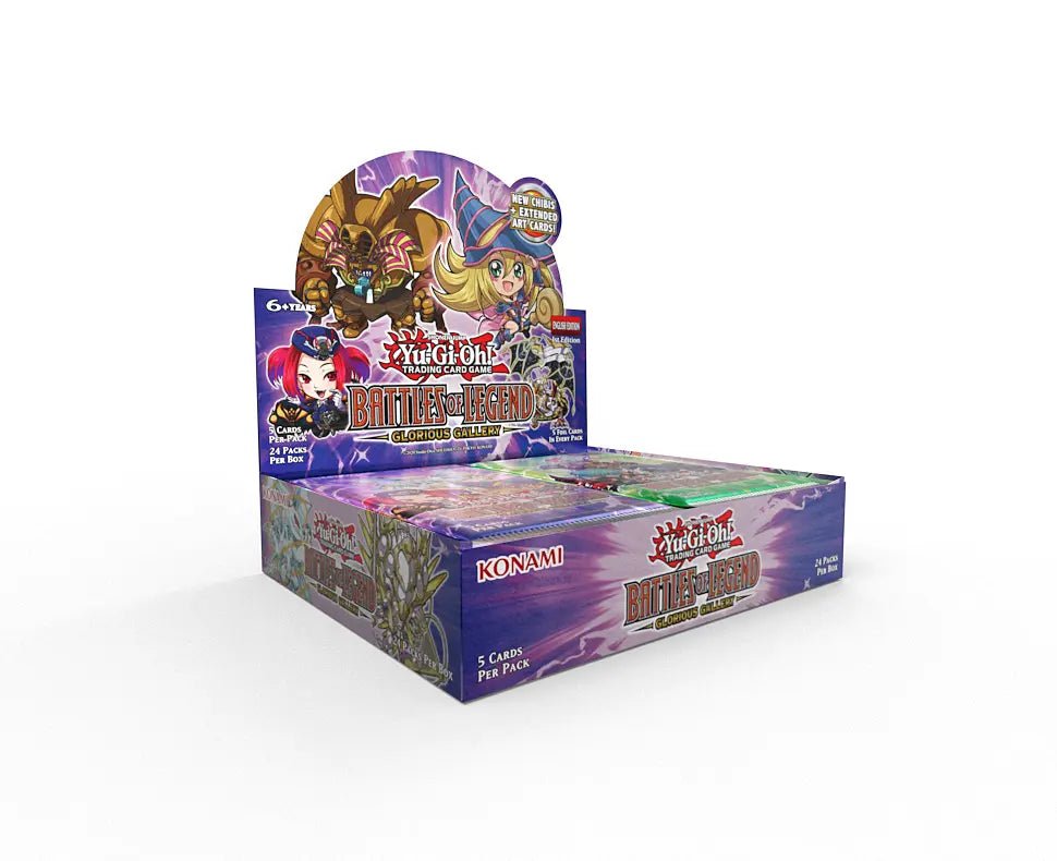 Yu - Gi - Oh! Battles of Legend: Glorious Gallery Booster Box | Columbia Sports Cards - Columbia Sports Cards