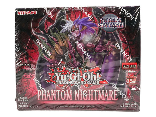 Yu - Gi - Oh Phantom Nightmare Booster Box - Columbia Hobby - Sports Card Boxes - Toploaders - Card Savers