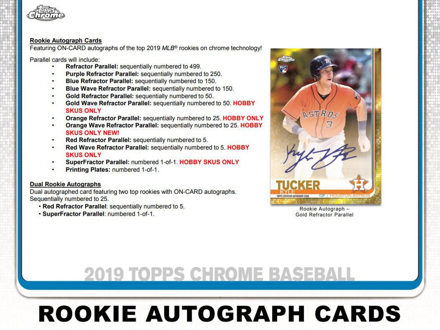 2019 Topps Chrome Baseball Jumbo Box - Columbia Hobby - Sports Card Boxes - Toploaders - Card Savers