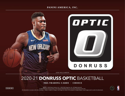 2020 - 21 Panini Donruss Optic Choice Basketball Hobby Box - Columbia Hobby - Sports Card Boxes - Toploaders - Card Savers