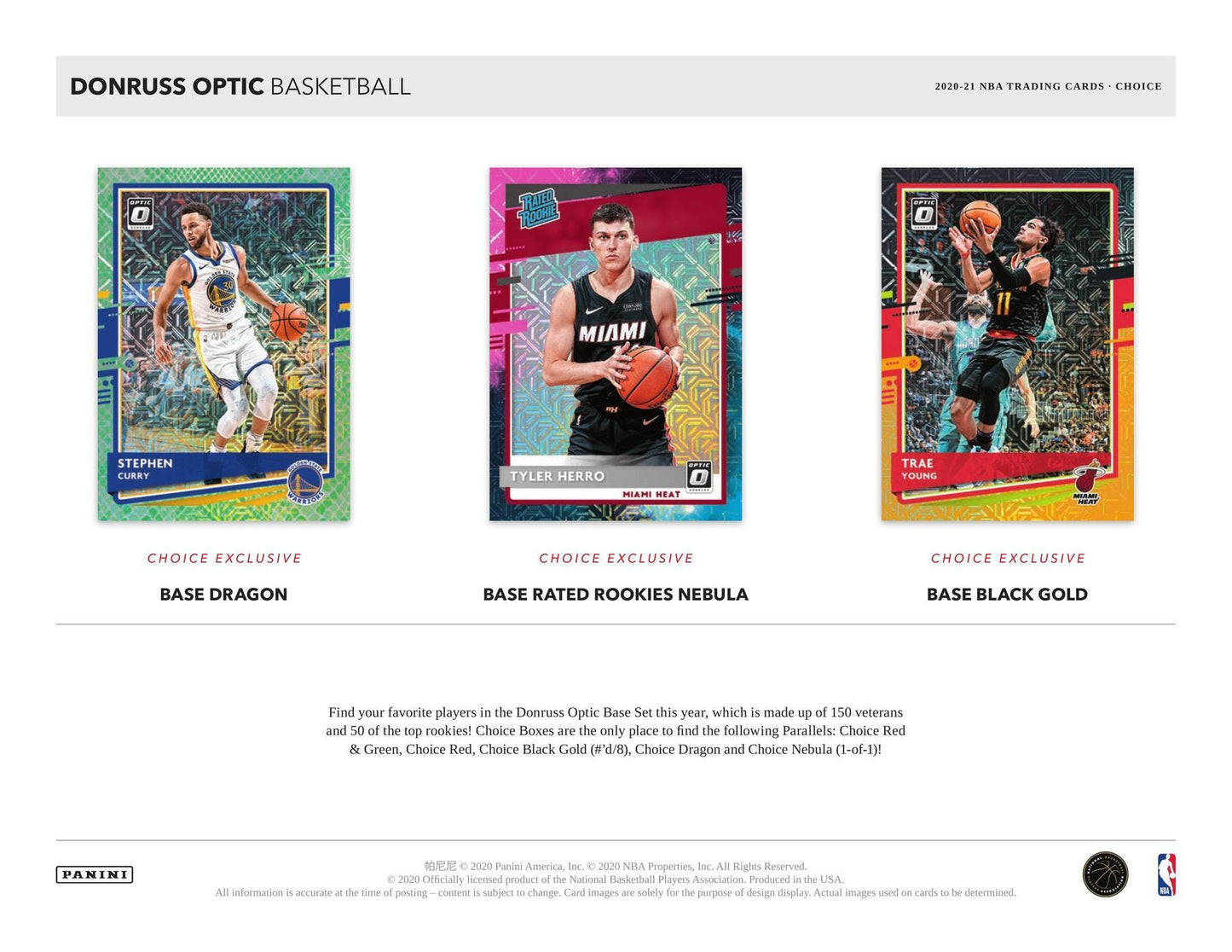 2020 - 21 Panini Donruss Optic Choice Basketball Hobby Box - Columbia Hobby - Sports Card Boxes - Toploaders - Card Savers
