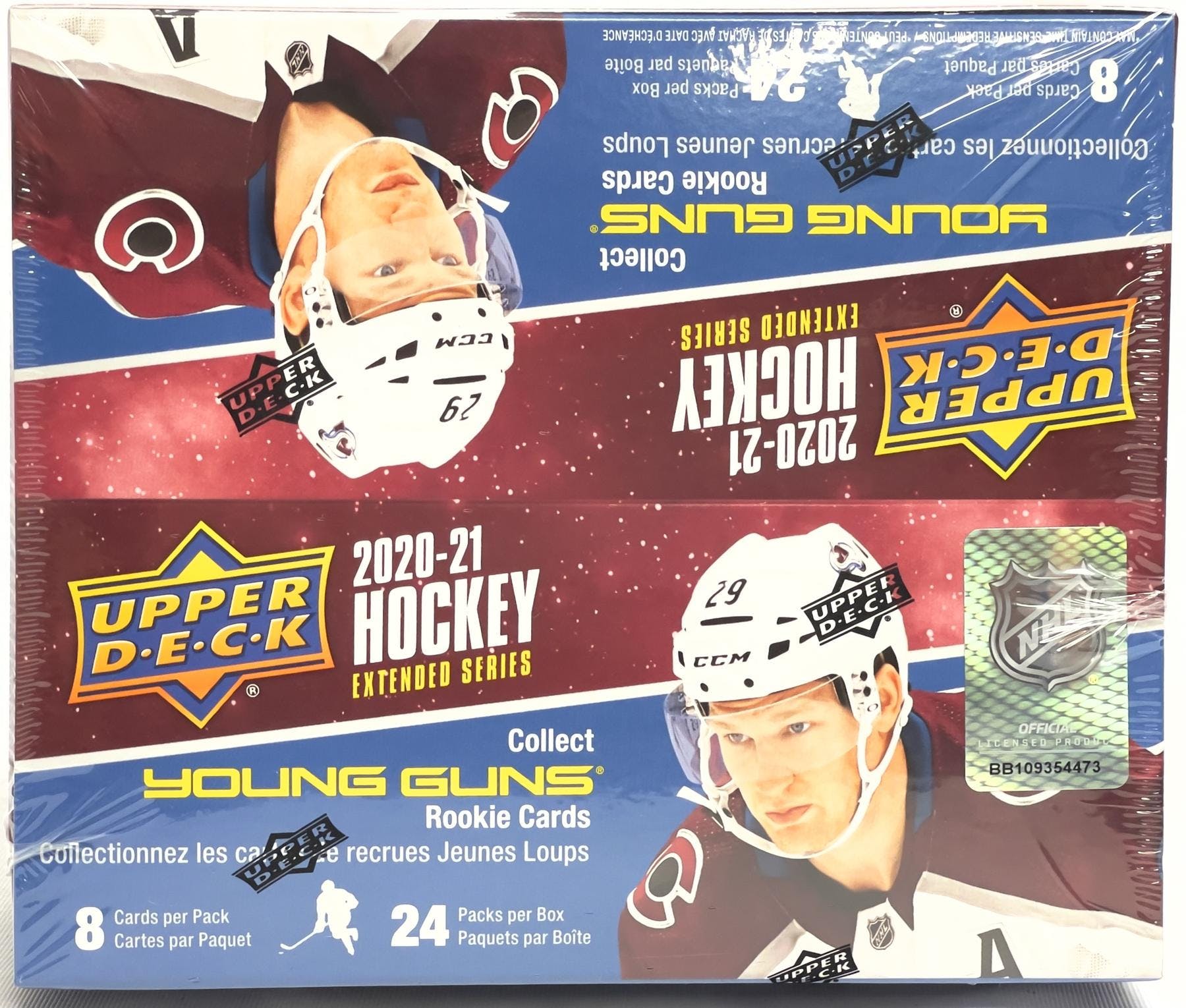 2020 - 21 Upper Deck Extended Series Hockey 24 - Pack Box - Columbia Hobby - Sports Card Boxes - Toploaders - Card Savers