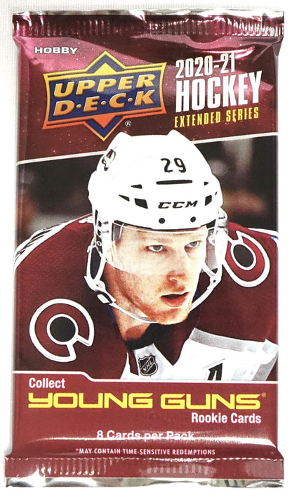 2020 - 21 Upper Deck Extended Series Hockey Hobby Box - Columbia Hobby - Sports Card Boxes - Toploaders - Card Savers