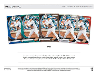 2020 Panini Prizm Quick Pitch Baseball Hobby Box - Columbia Hobby - Sports Card Boxes - Toploaders - Card Savers