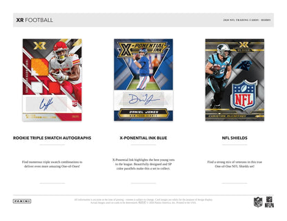 2020 Panini XR Football Hobby Box - Columbia Hobby - Sports Card Boxes - Toploaders - Card Savers