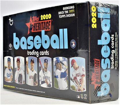 2020 Topps Heritage Baseball Hobby Box - Columbia Hobby - Sports Card Boxes - Toploaders - Card Savers