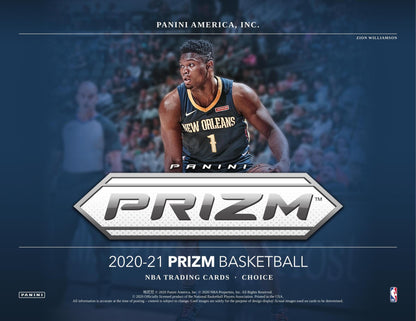 2020/21 Panini Prizm Choice Basketball Hobby Box - Columbia Hobby - Sports Card Boxes - Toploaders - Card Savers