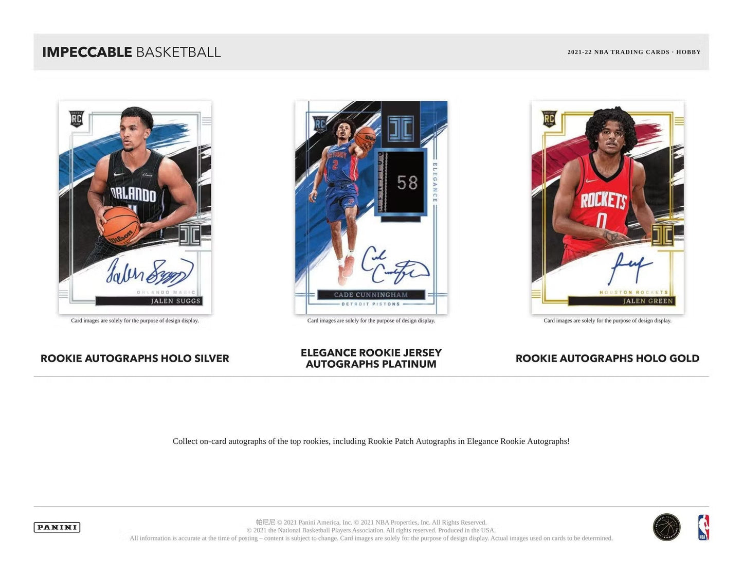 2021 - 22 Panini Impeccable Basketball Hobby Box - Columbia Hobby - Sports Card Boxes - Toploaders - Card Savers
