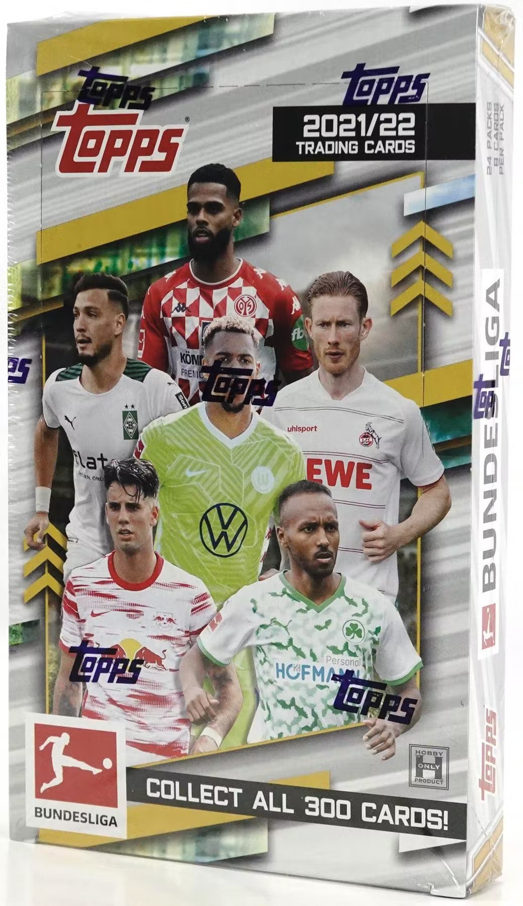 2021 - 22 Topps Bundesliga Soccer Hobby Box - Columbia Hobby - Sports Card Boxes - Toploaders - Card Savers
