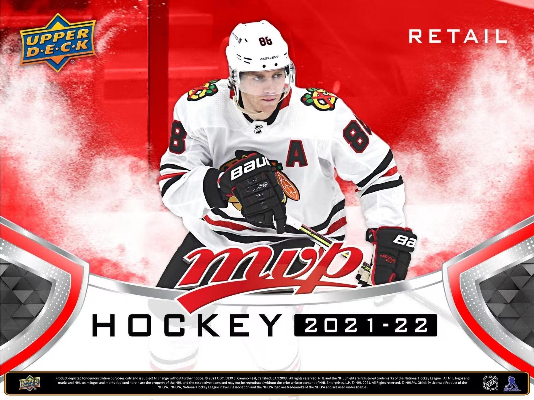 2021 - 22 Upper Deck MVP Hockey Box Set - Columbia Hobby - Sports Card Boxes - Toploaders - Card Savers