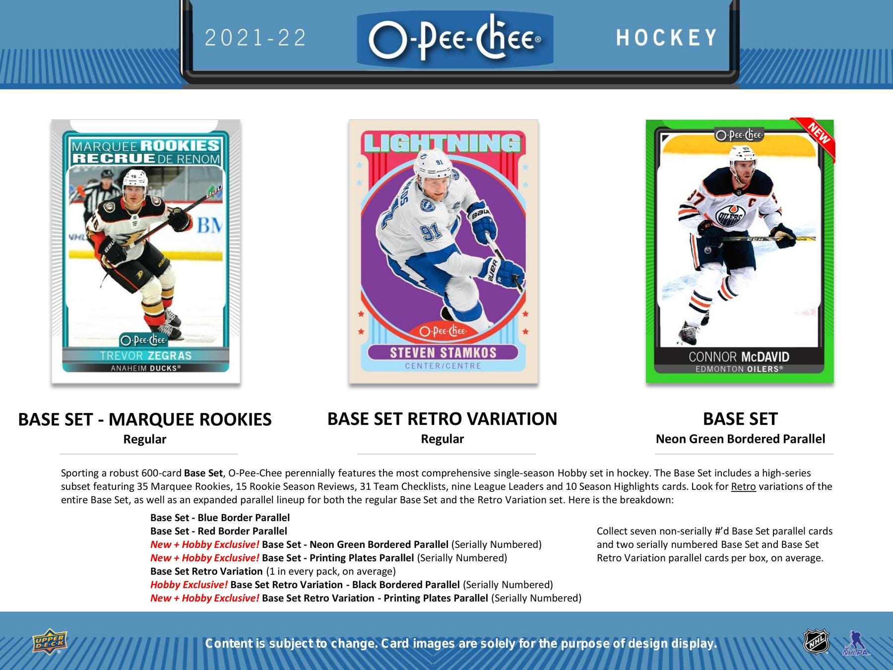 2021 - 22 Upper Deck O - Pee - Chee Hockey Hobby Box - Columbia Hobby - Sports Card Boxes - Toploaders - Card Savers