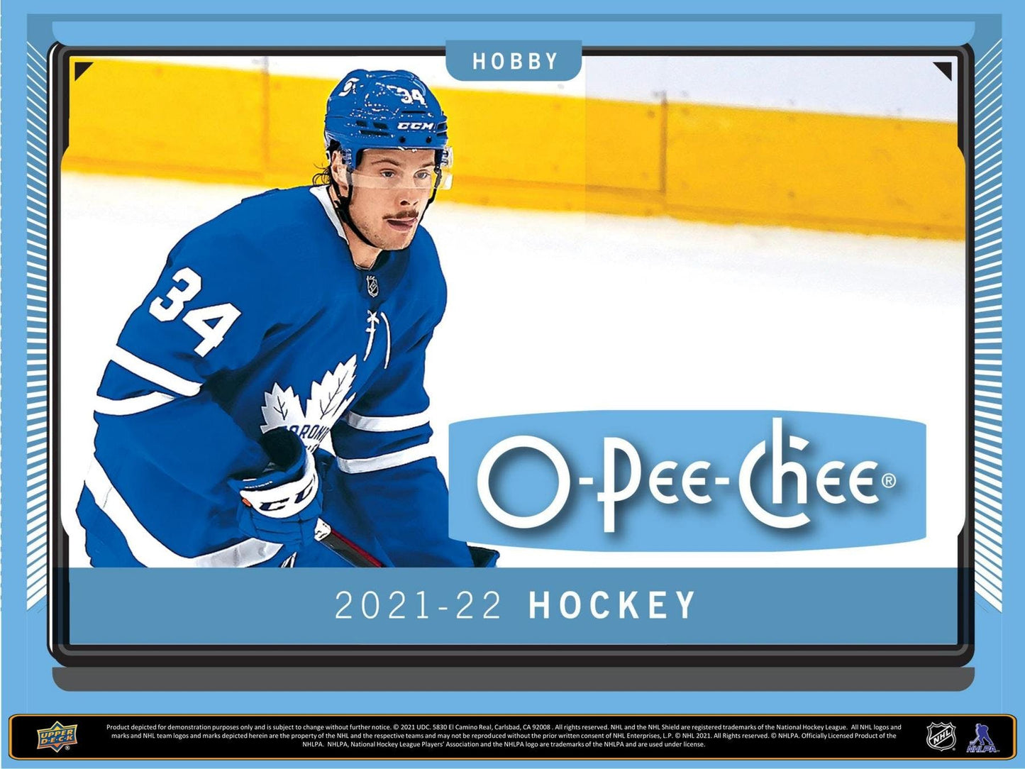 2021 - 22 Upper Deck O - Pee - Chee Hockey Hobby Box - Columbia Hobby - Sports Card Boxes - Toploaders - Card Savers