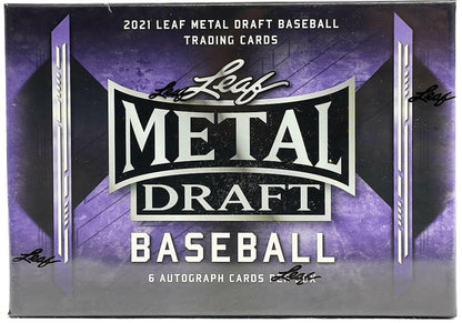 2021 Leaf Metal Draft Baseball Hobby Box - Columbia Hobby - Sports Card Boxes - Toploaders - Card Savers