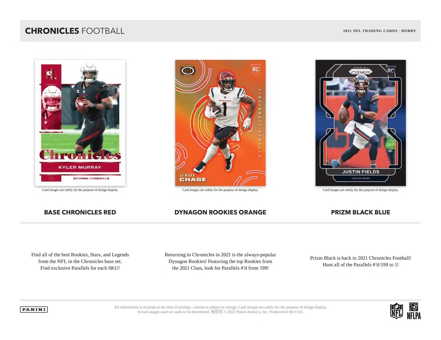 2021 Panini Chronicles Football Hobby Box - Columbia Hobby - Sports Card Boxes - Toploaders - Card Savers