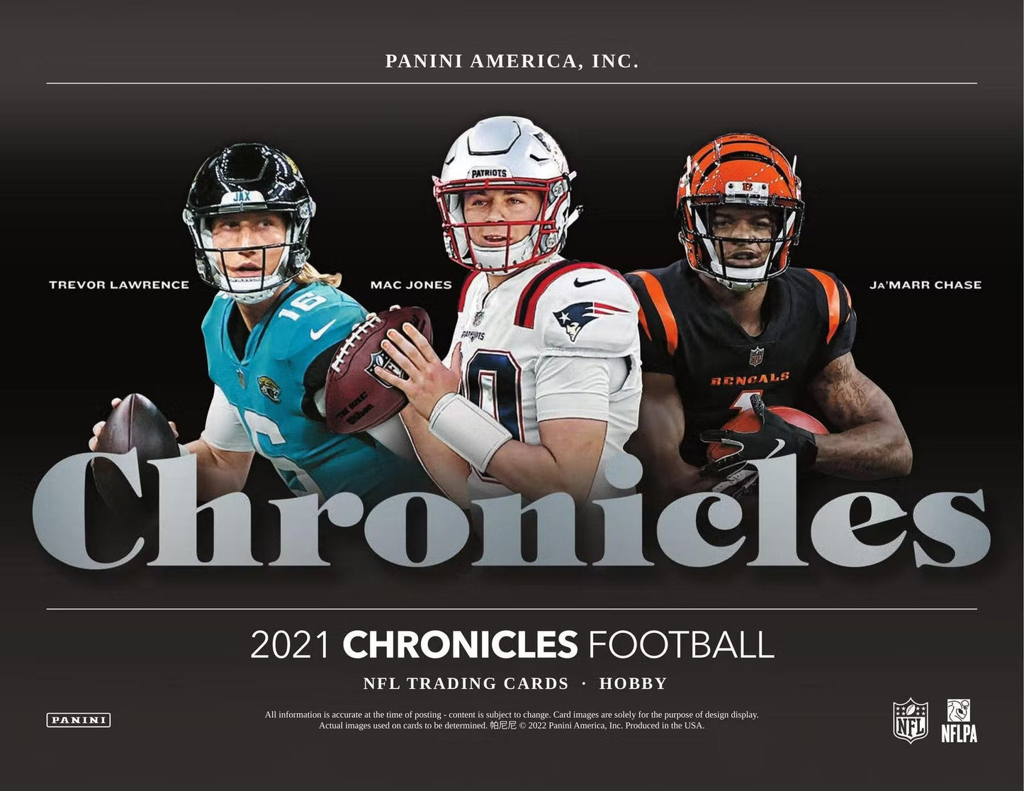 2021 Panini Chronicles Football Hobby Box - Columbia Hobby - Sports Card Boxes - Toploaders - Card Savers