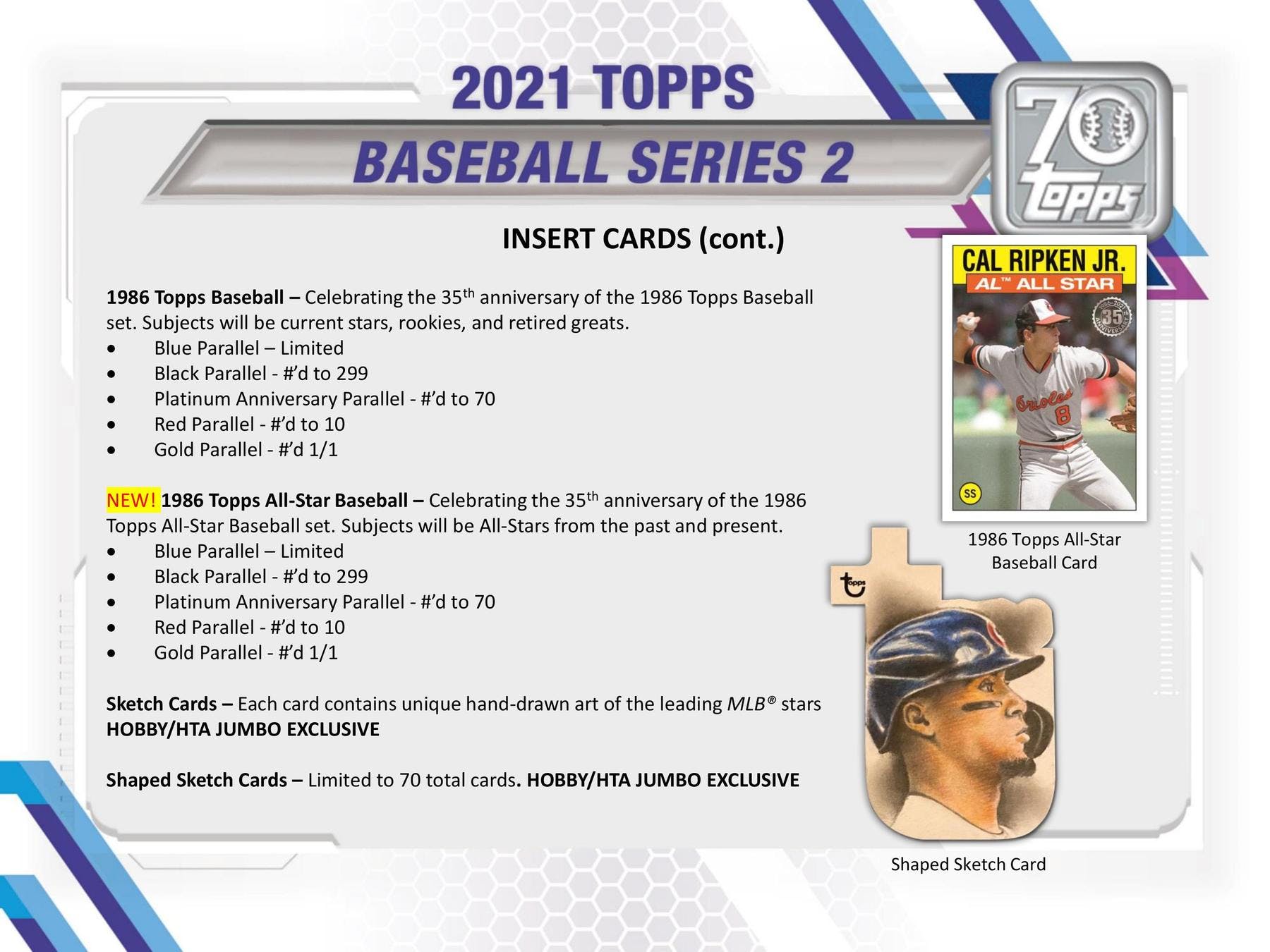 2021 Topps Series 2 Baseball Hobby Box - Columbia Hobby - Sports Card Boxes - Toploaders - Card Savers