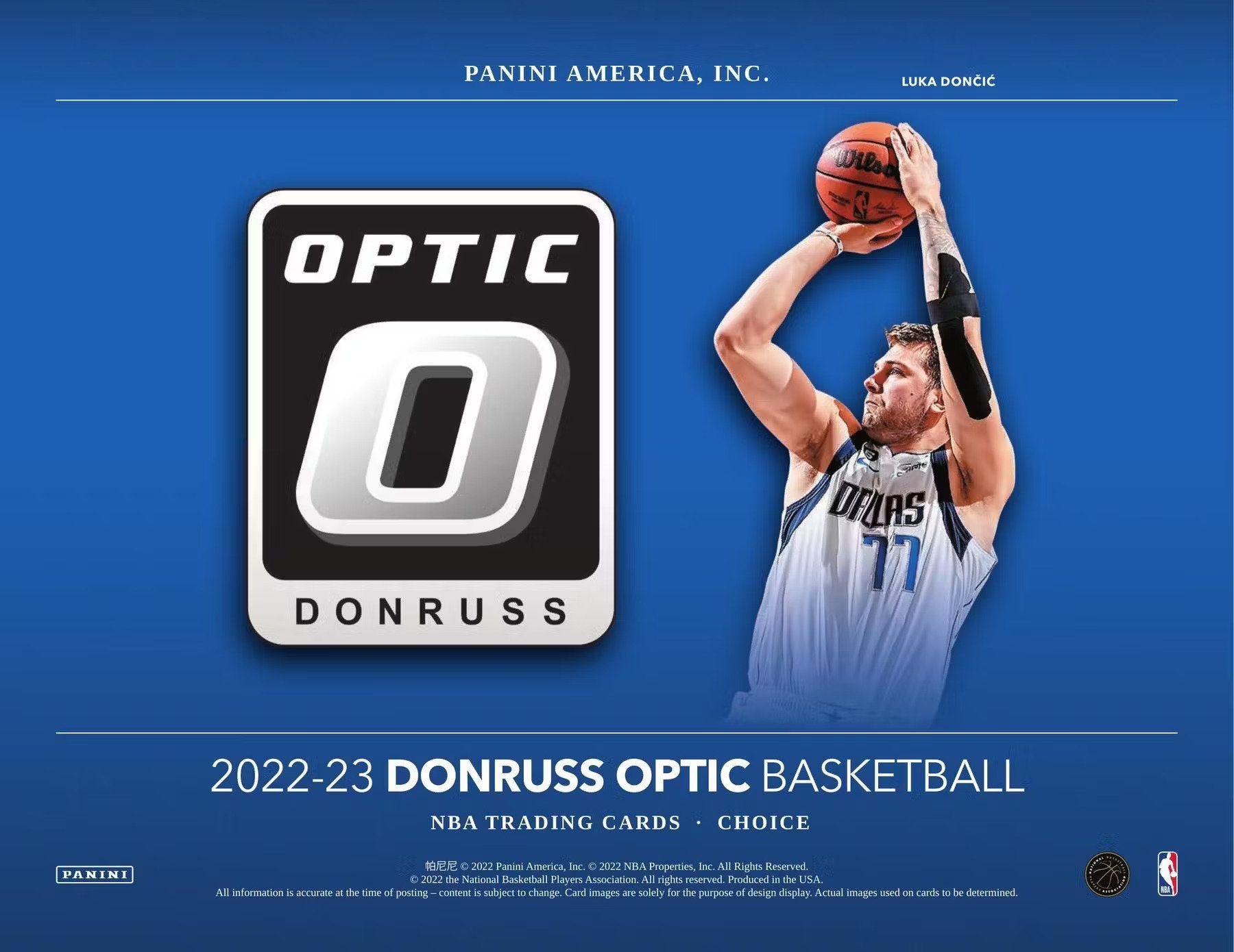2022 - 23 Donruss Optic Choice NBA Basketball Box - Columbia Hobby - Sports Card Boxes - Toploaders - Card Savers