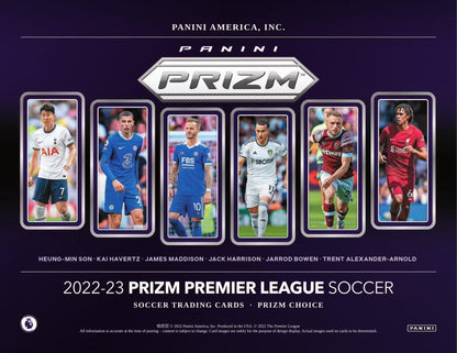 2022 - 23 Prizm Premier League EPL Soccer Choice Box - Columbia Hobby - Sports Card Boxes - Toploaders - Card Savers