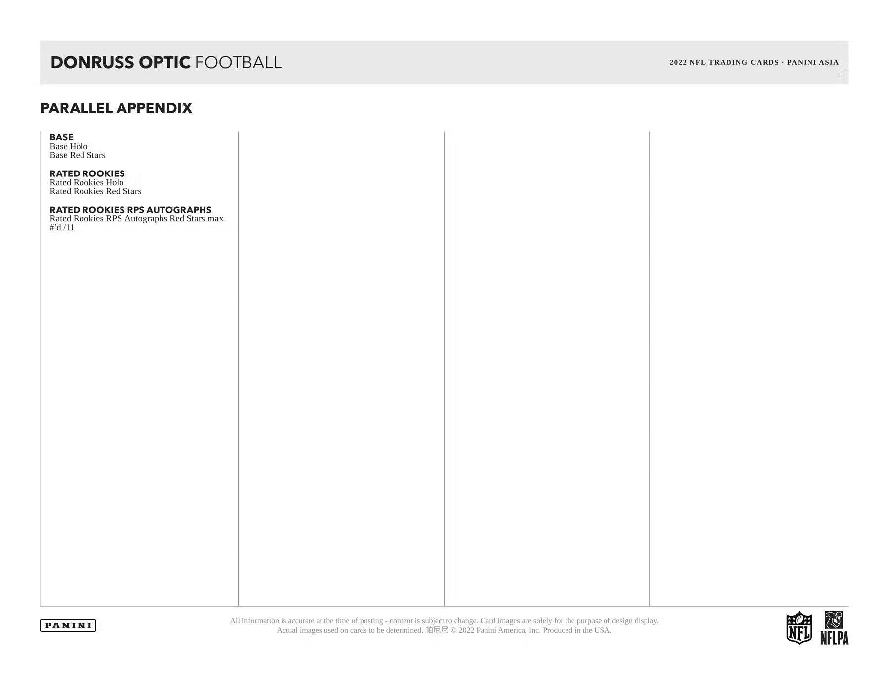 2022 Donruss Optic Football Asia Tmall Box - Columbia Hobby - Sports Card Boxes - Toploaders - Card Savers