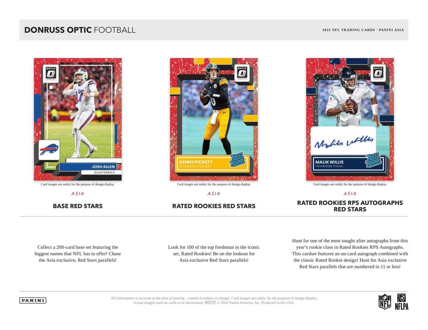 2022 Donruss Optic Football Asia Tmall Box - Columbia Hobby - Sports Card Boxes - Toploaders - Card Savers