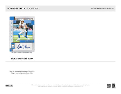 2022 Donruss Optic Football Asia Tmall Box - Columbia Hobby - Sports Card Boxes - Toploaders - Card Savers