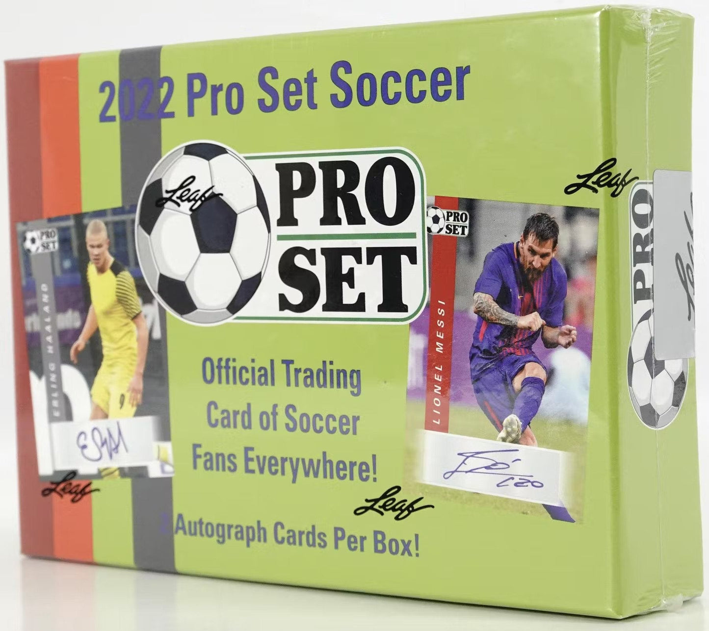 2022 Leaf Pro Set Soccer Hobby Box - Columbia Hobby - Sports Card Boxes - Toploaders - Card Savers