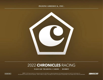 2022 Panini Chronicles Racing Hobby Box - Columbia Hobby - Sports Card Boxes - Toploaders - Card Savers