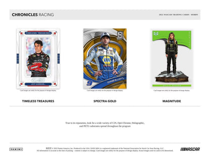 2022 Panini Chronicles Racing Hobby Box - Columbia Hobby - Sports Card Boxes - Toploaders - Card Savers