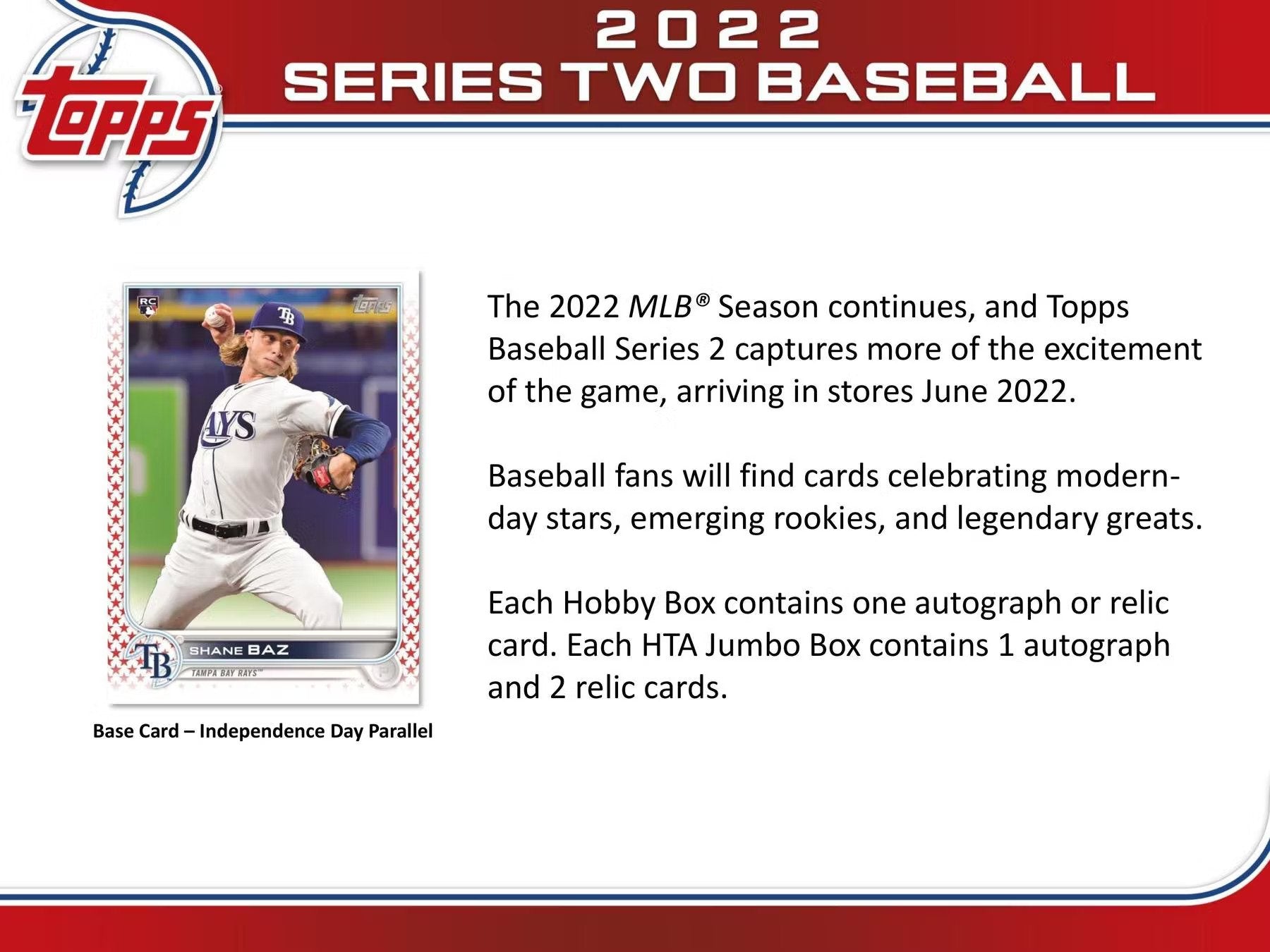 2022 Topps Series 2 Baseball Jumbo Box - Columbia Hobby - Sports Card Boxes - Toploaders - Card Savers