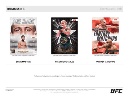 2023 Panini Donruss UFC Hobby Box - Columbia Hobby - Sports Card Boxes - Toploaders - Card Savers