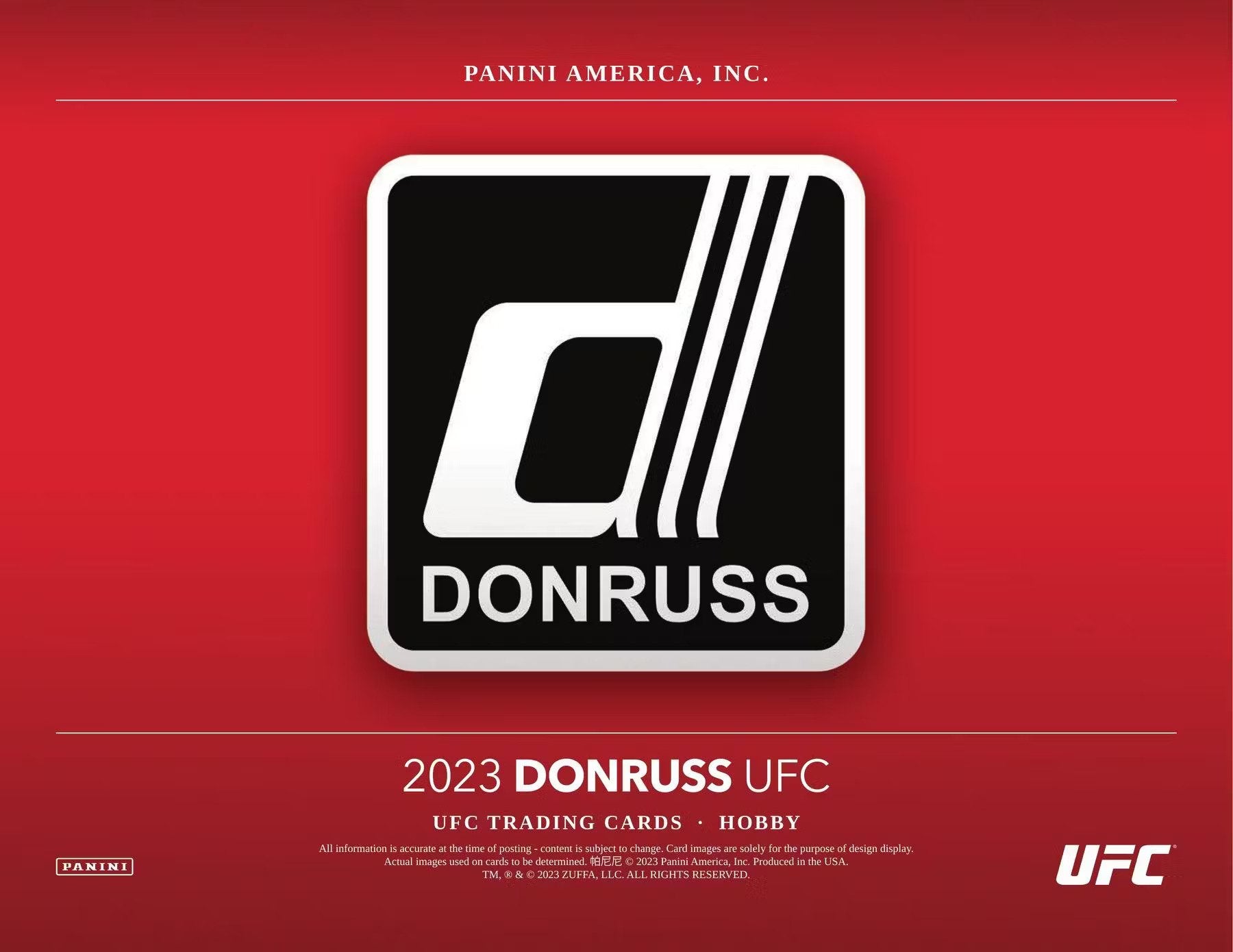 2023 Panini Donruss UFC Hobby Box - Columbia Hobby - Sports Card Boxes - Toploaders - Card Savers