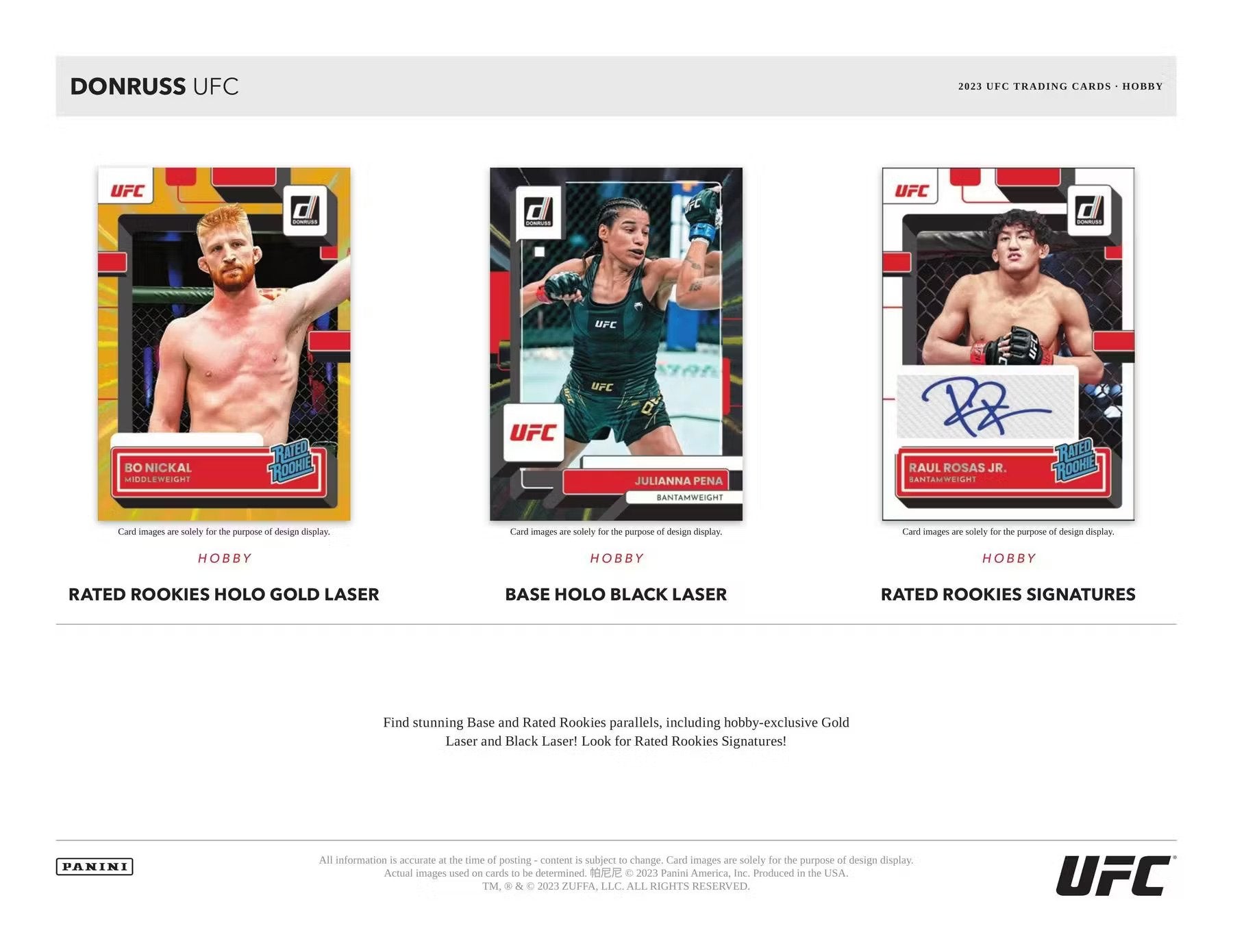 2023 Panini Donruss UFC Hobby Box - Columbia Hobby - Sports Card Boxes - Toploaders - Card Savers