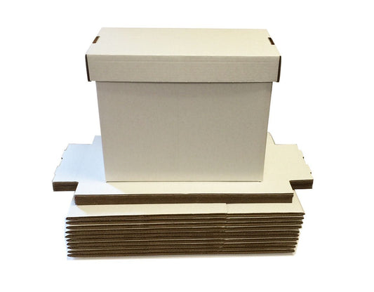5 - Pack Short Comic Storage Boxes - Columbia Hobby - Sports Card Boxes - Toploaders - Card Savers